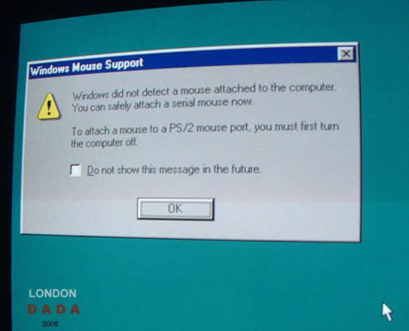 Frozen mouse logic Tribute to Bll Gates