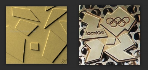 Infinitude II / Olympic logo compare