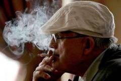 Hockney smoking